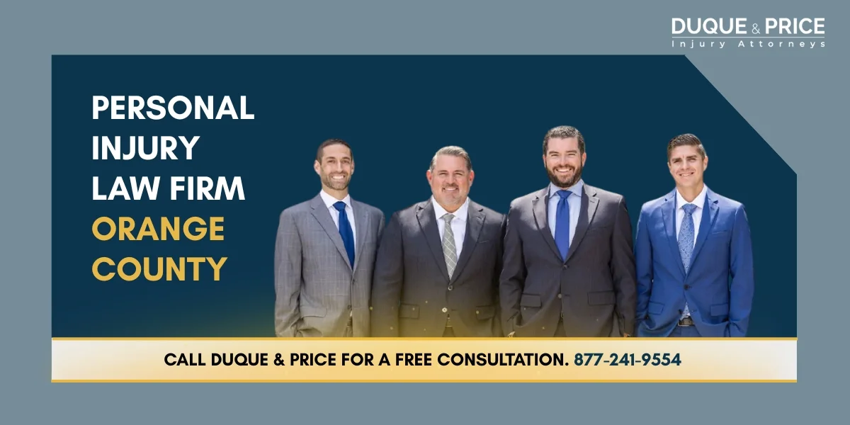Skilled Orange County Personal Injury Lawyer and Law Firm