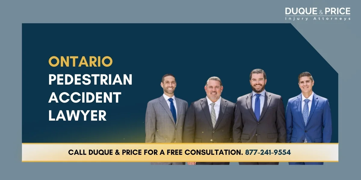 Trusted Ontario Pedestrian Accident Lawyer