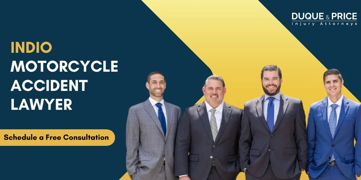 Experienced Indio Motorcycle Accident Lawyer