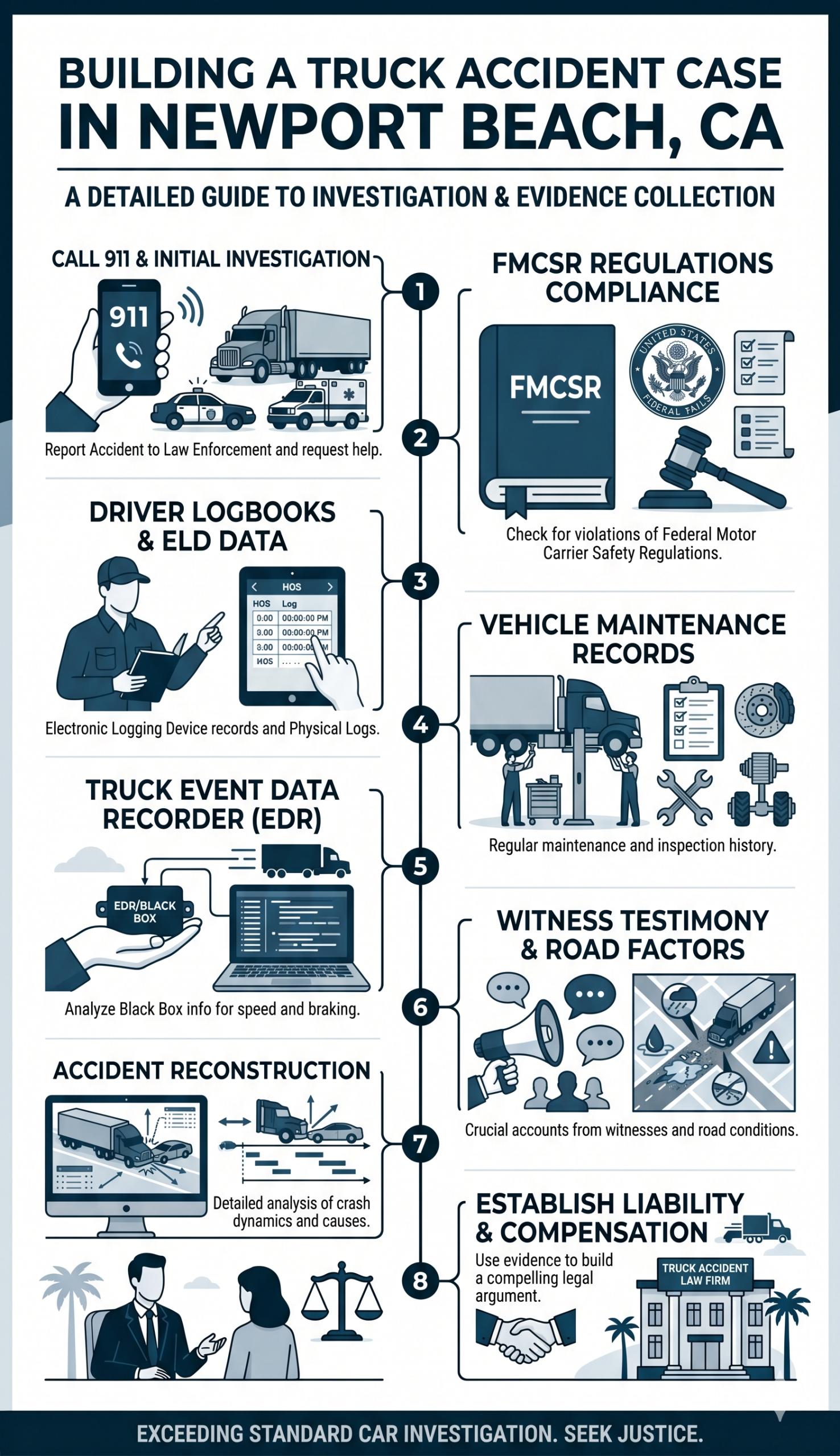 building a truck accident case in newport beach building a truck accident case in newport beach