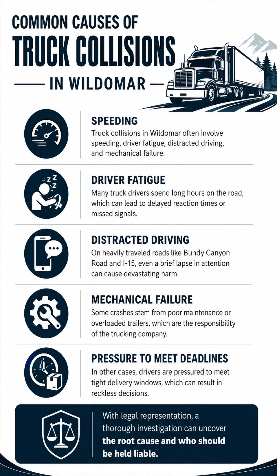common causes of truck accidents