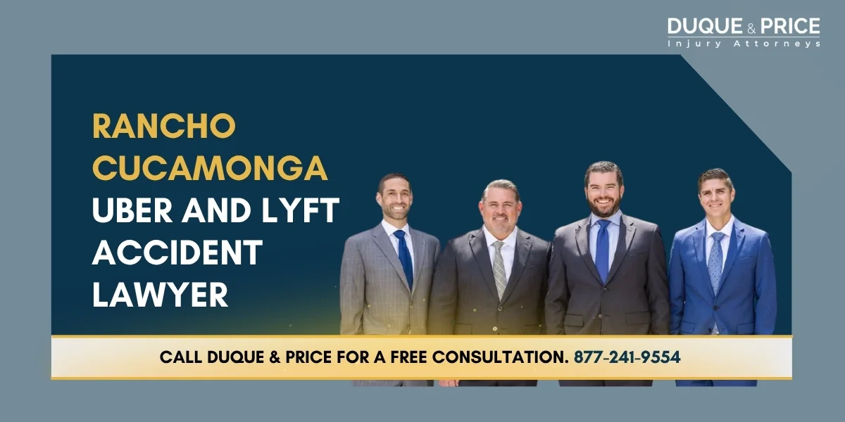 Trusted Rancho Cucamonga Uber and Lyft Accident Lawyer