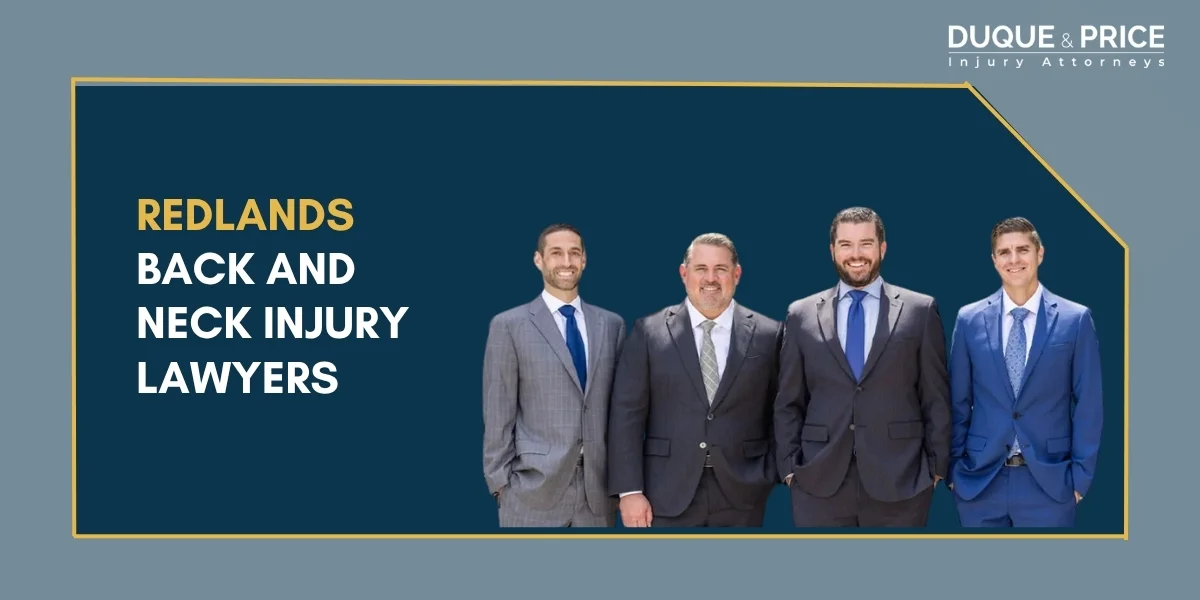 Trusted Redlands Back and Neck Injury Attorney